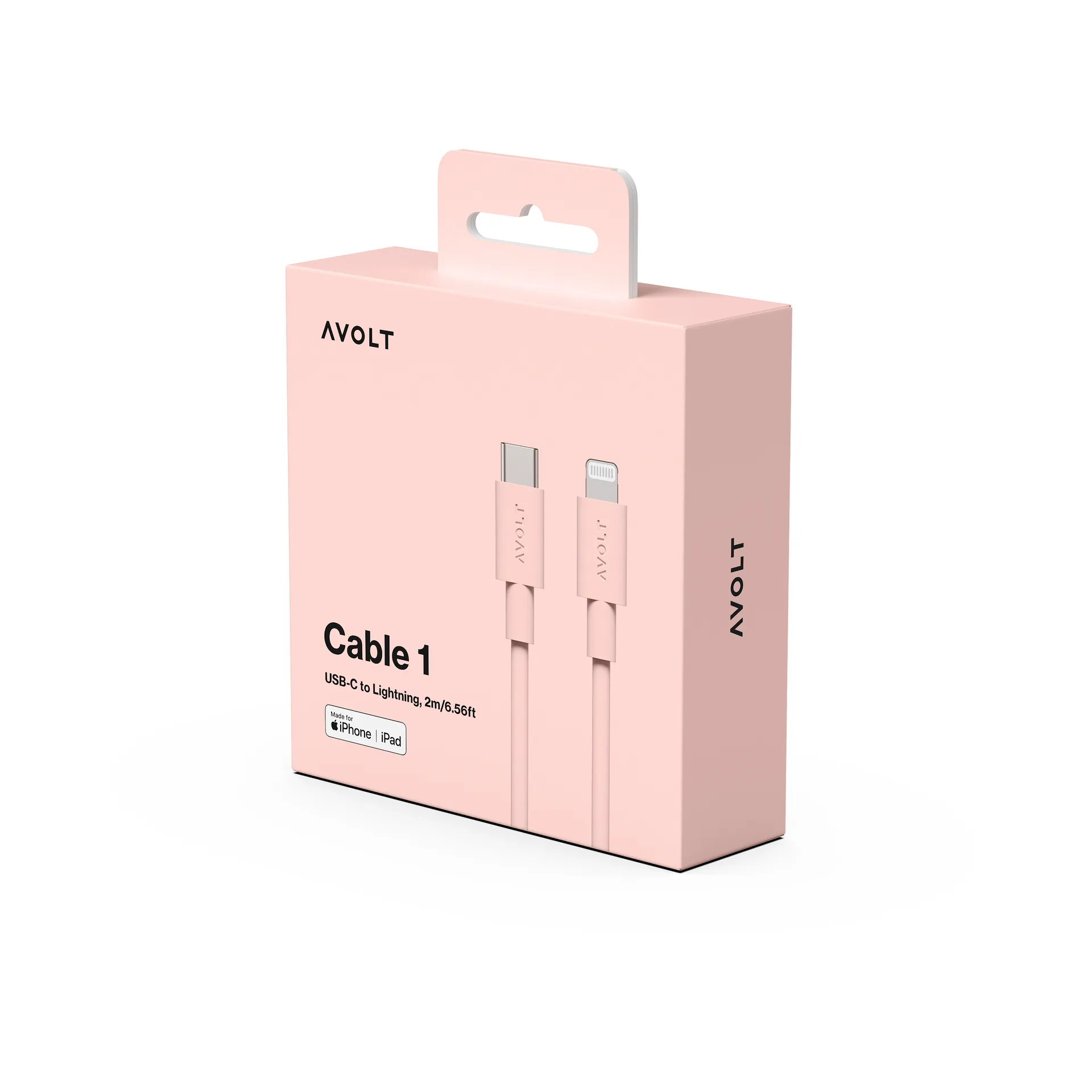 Kabel do ładowania USB-C do Lightning Cable 1, 2m, New Pink Avolt