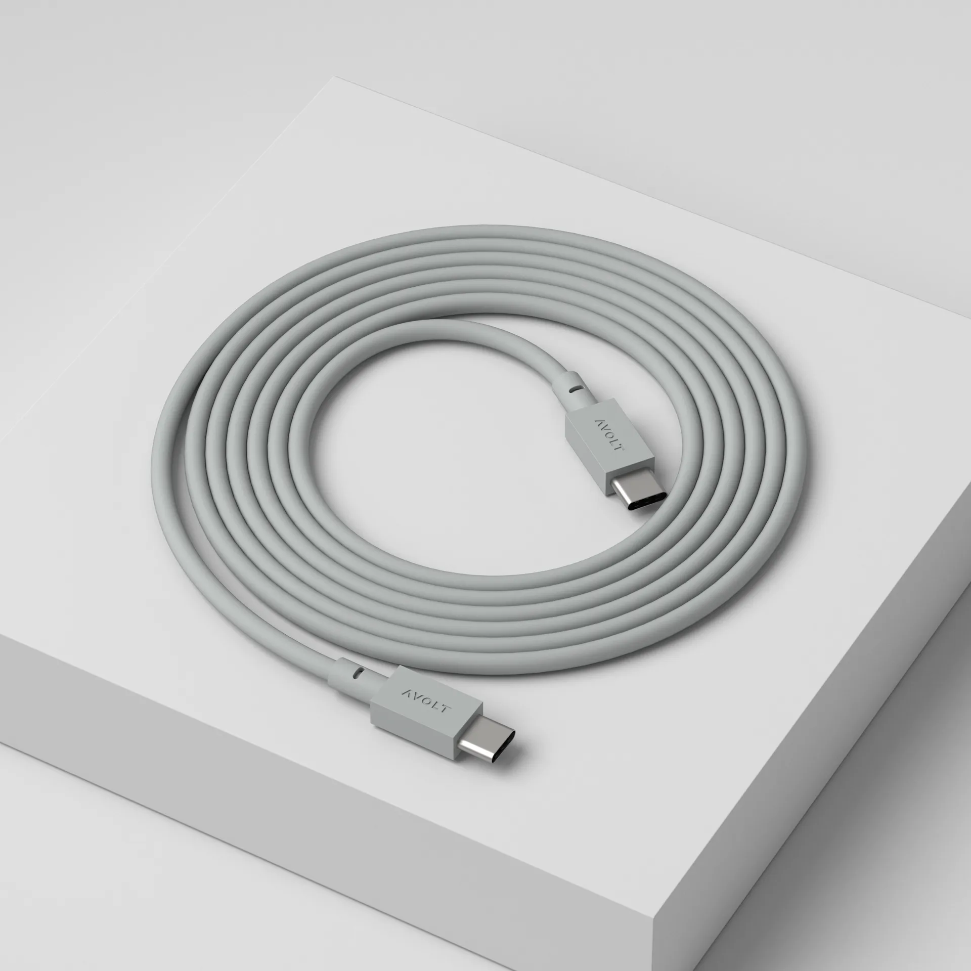 Kabel do ładowania USB-C do USB-C Cable 1, 2 m, Gotland gray Avolt