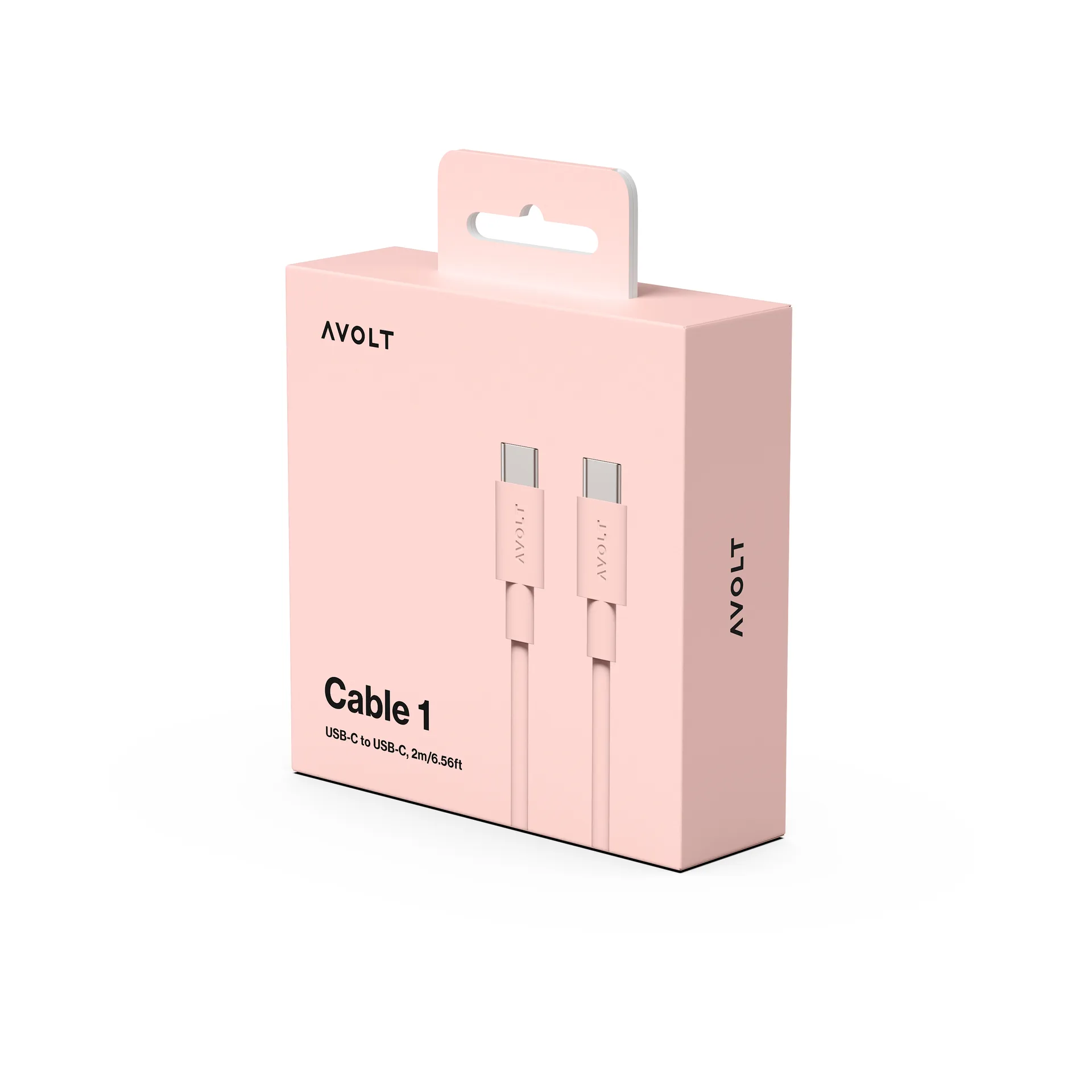 Kabel do ładowania USB-C do USB-C Cable 1, 2 m, New Pink Avolt