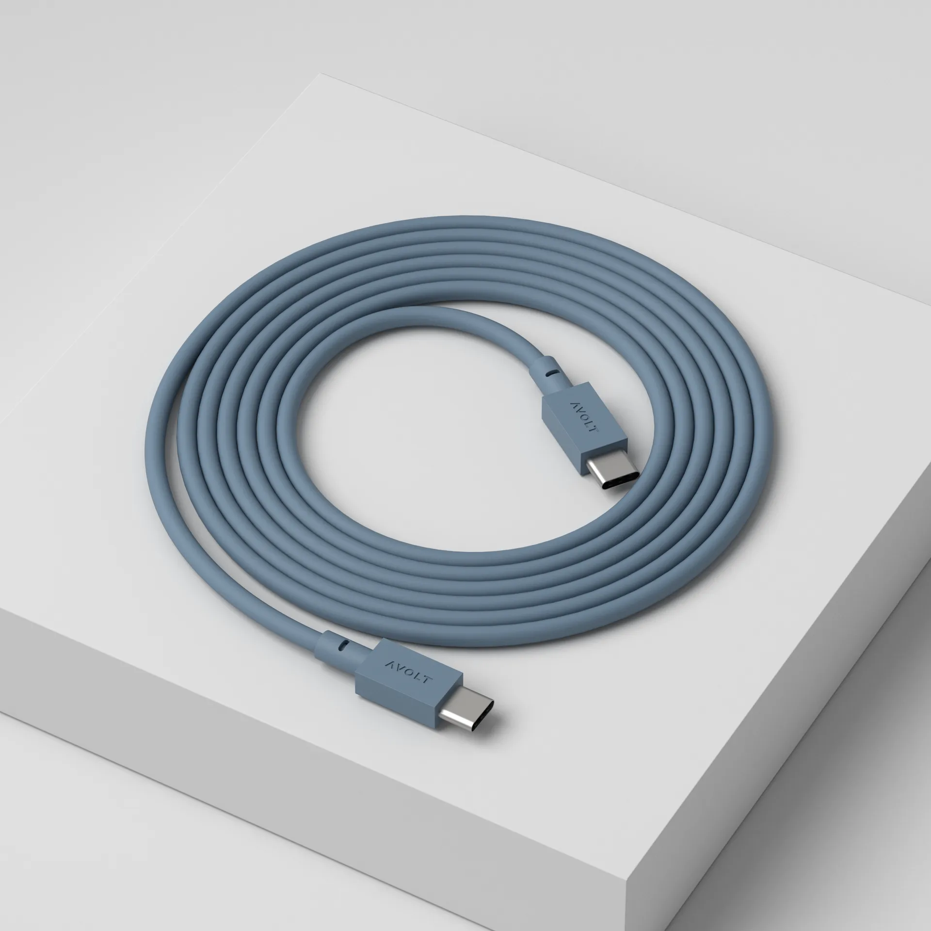 Kabel do ładowania USB-C do USB-C Cable 1, 2 m, Shark blue Avolt