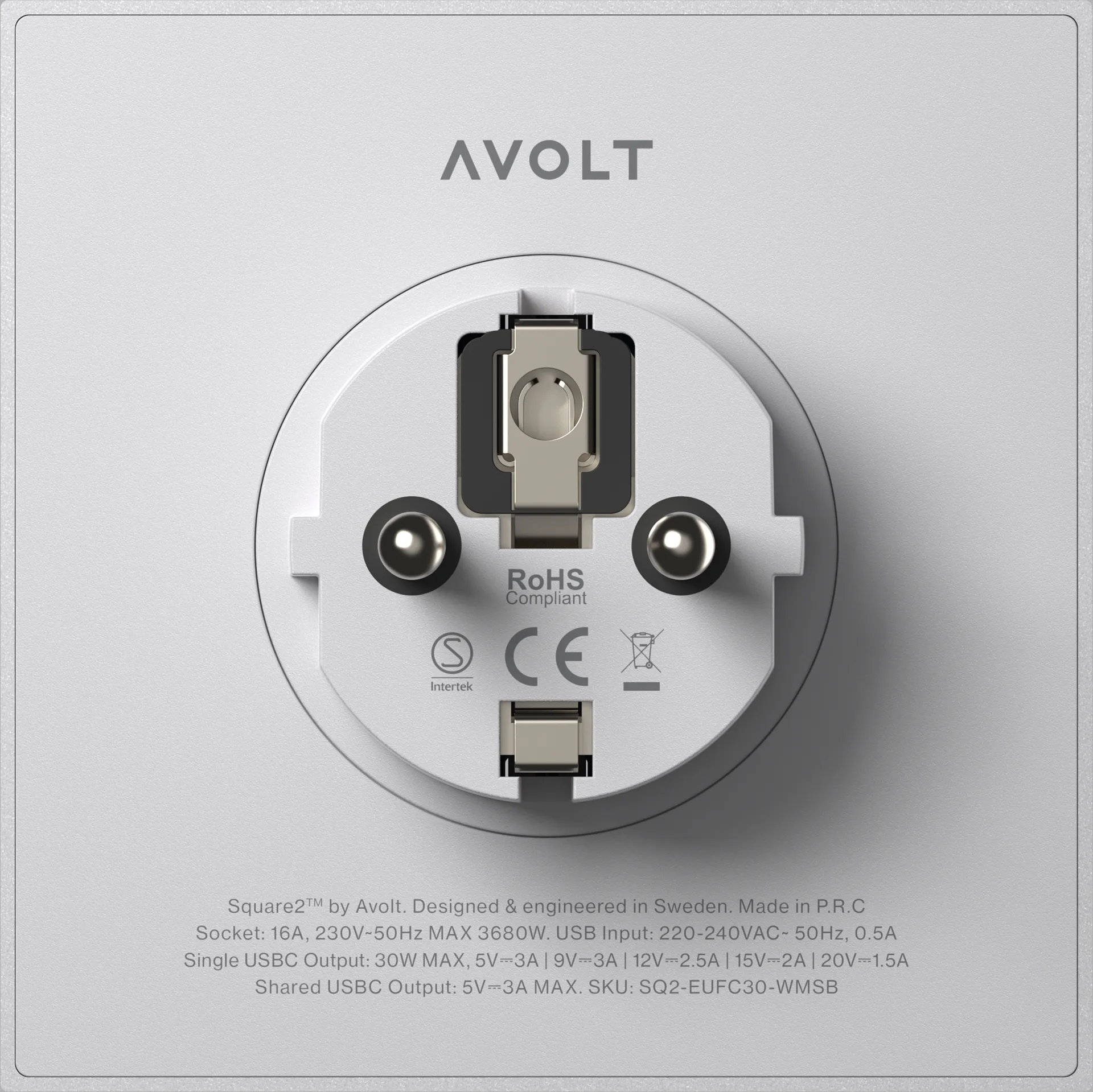 Przedłużacz Square 2 , Gotland Grey Avolt