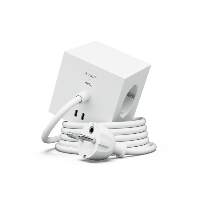Przedłużacz USB-C Square 1 30W 1,8 m - Edycja White Martinelli Luce - Avolt