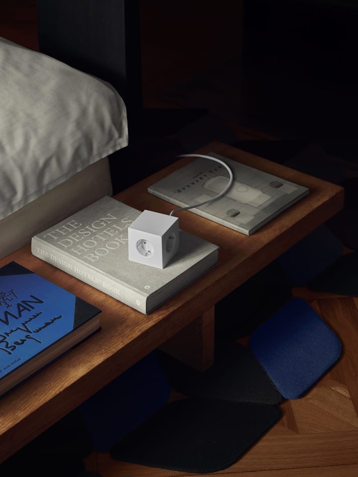 Przedłużacz USB-C Square 1 30W 1,8 m, Edycja White Martinelli Luce Avolt