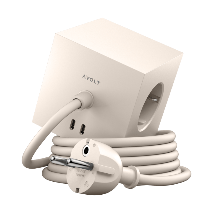 Przedłużacz USB-C Square 1 30W 1,8 m - Nomad sand - Avolt