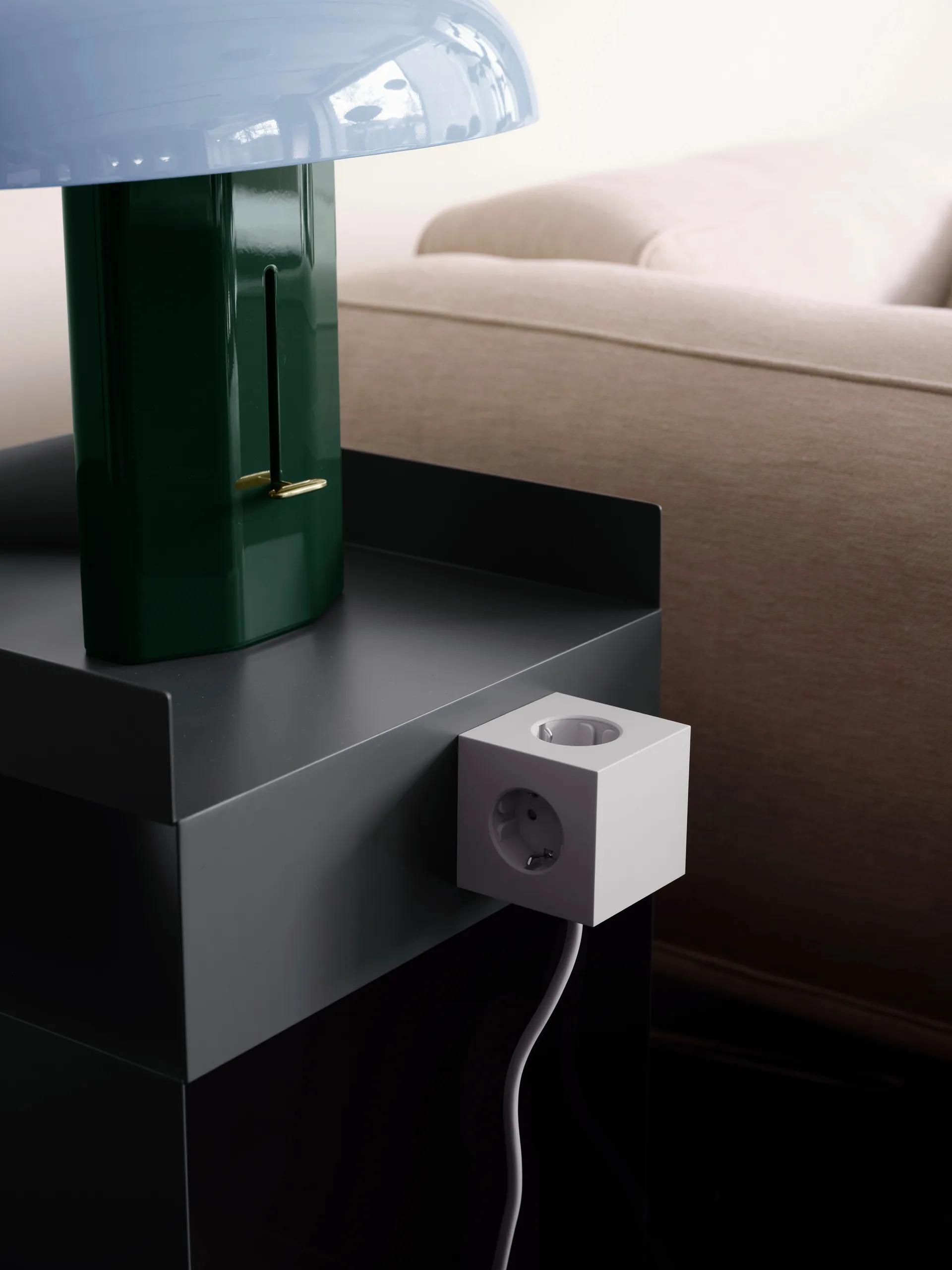 Przedłużacz USB-C Square 1 30W 3 m, Gotland Gray Avolt