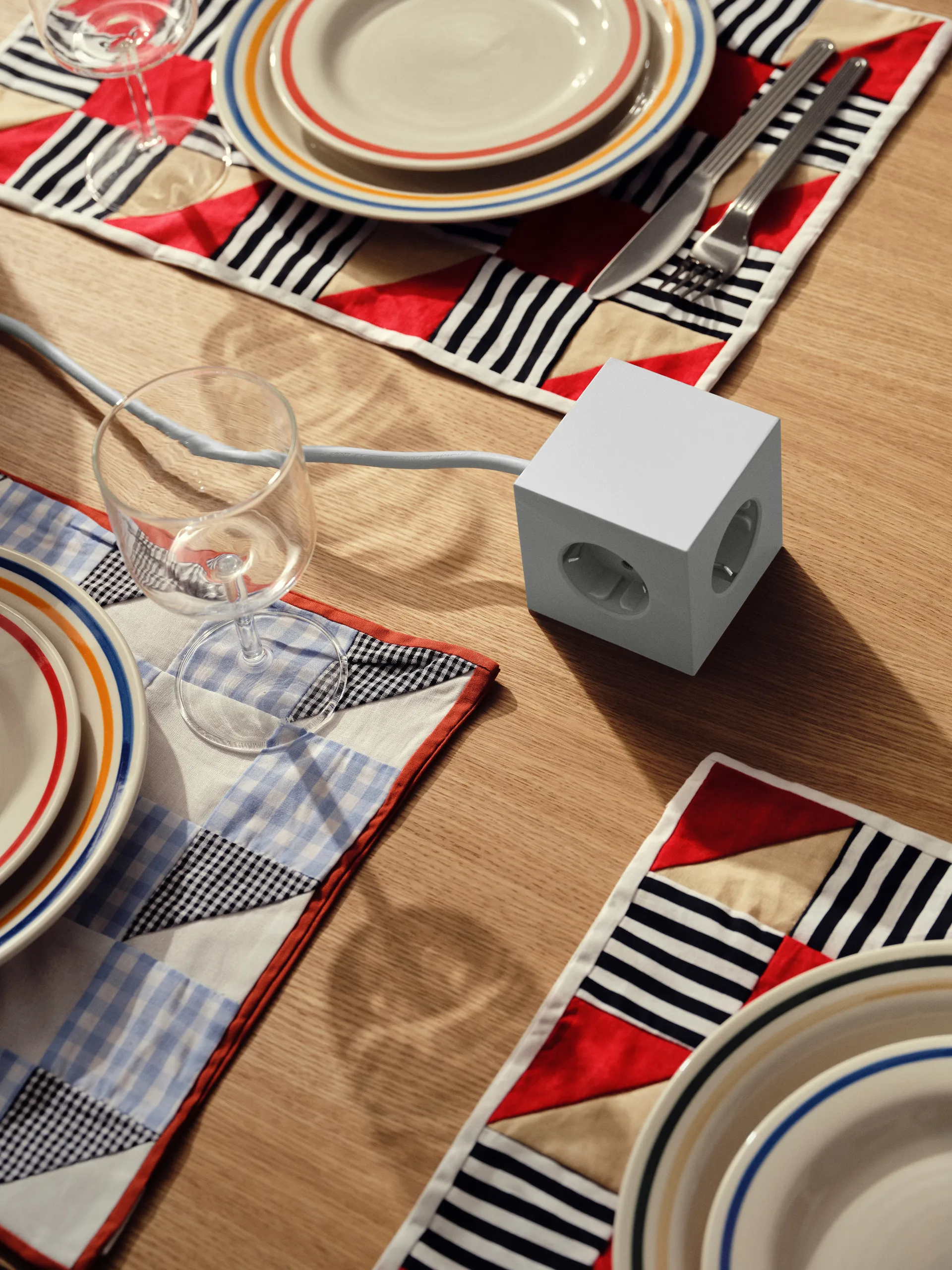 Przedłużacz USB-C Square 1 30W 3 m, Gotland Gray Avolt