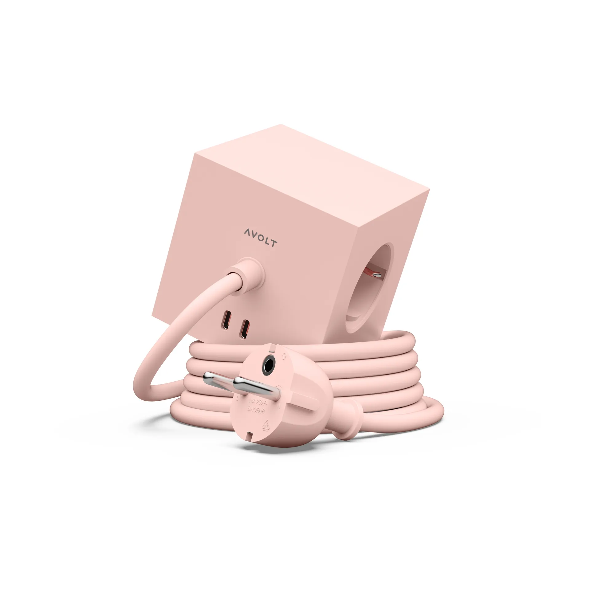 Przedłużacz USB-C Square 1 30W 3 m, New Pink Avolt