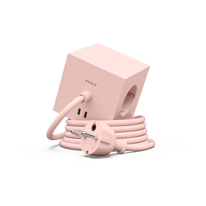 Przedłużacz USB-C Square 1 30W 3 m - New Pink - Avolt