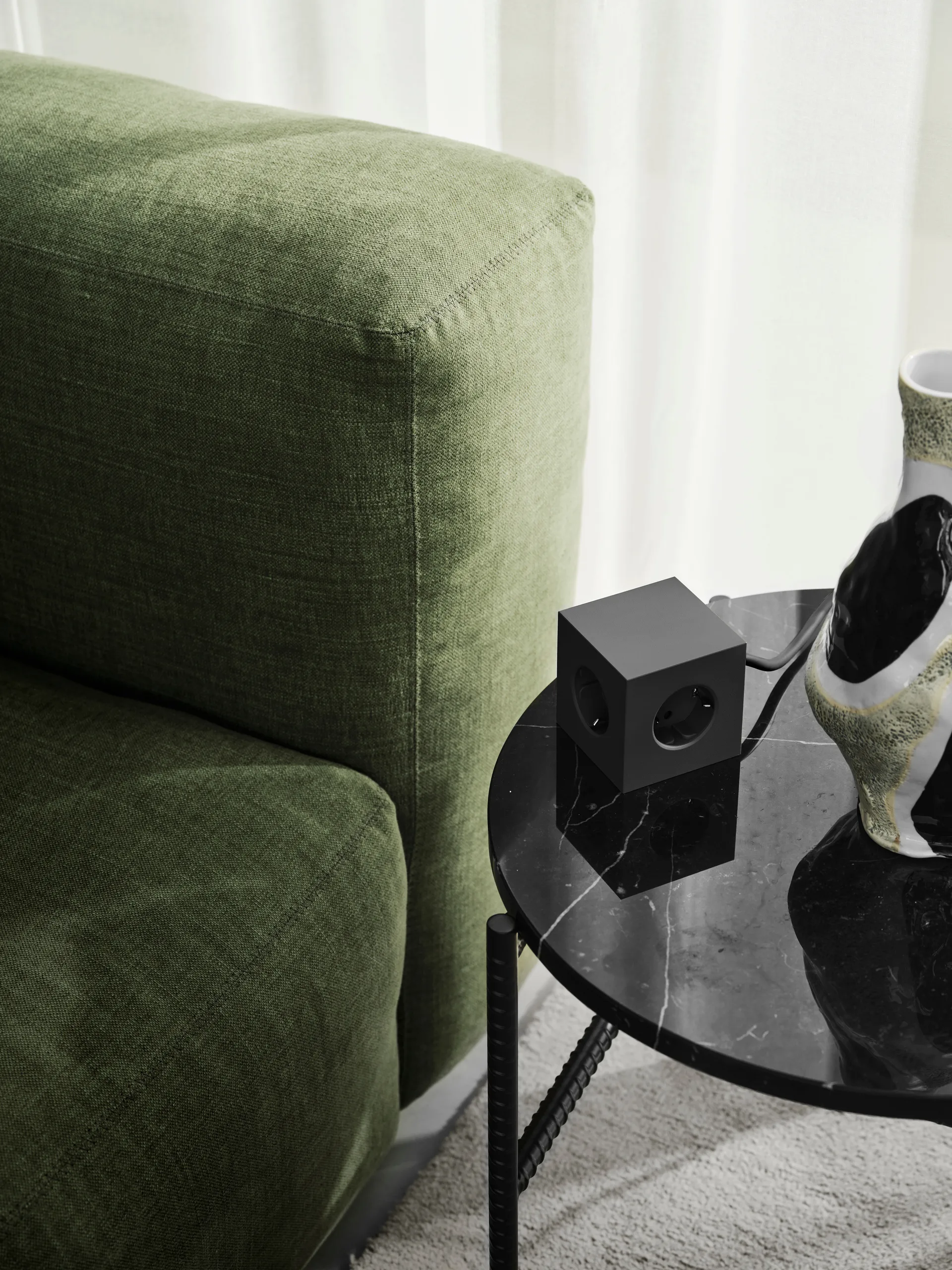 Przedłużacz USB-C Square 1 30W 3 m, Stockholm Black Avolt
