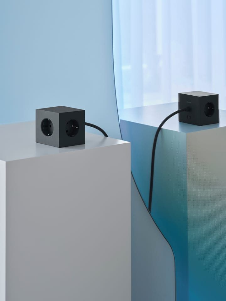 Przedłużacz USB-C Square 1 30W 3 m, Stockholm Black Avolt