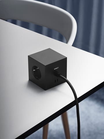 Przedłużacz USB-C Square 1 30W 3 m - Stockholm Black - Avolt