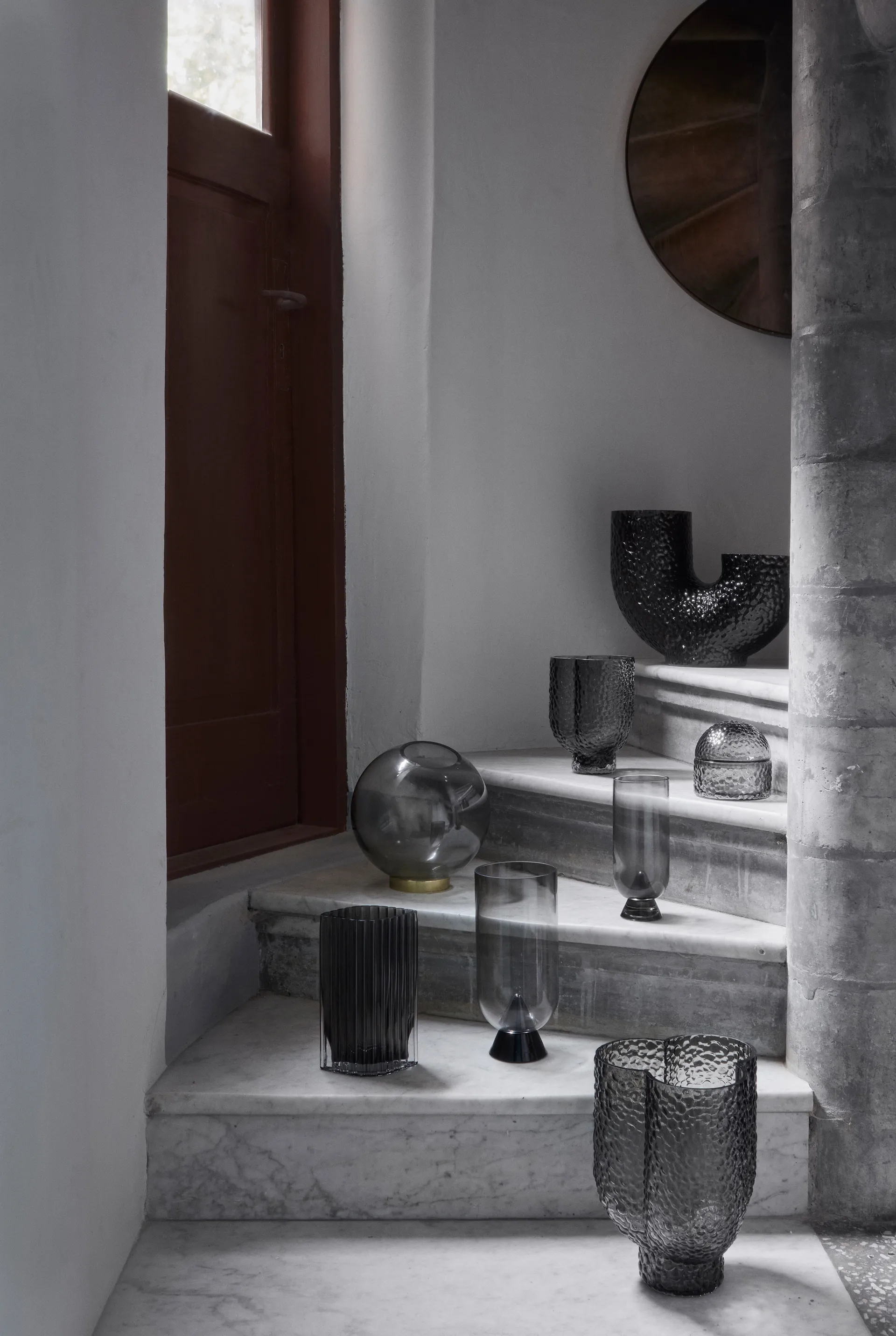 Arura trio wazon 25 cm, Black AYTM