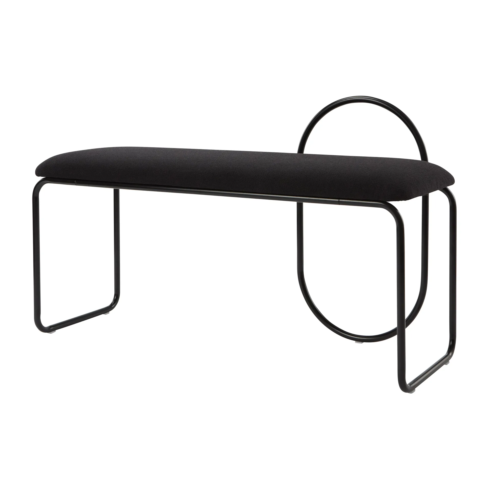 Ławka Angui bouclé, Anthracite AYTM