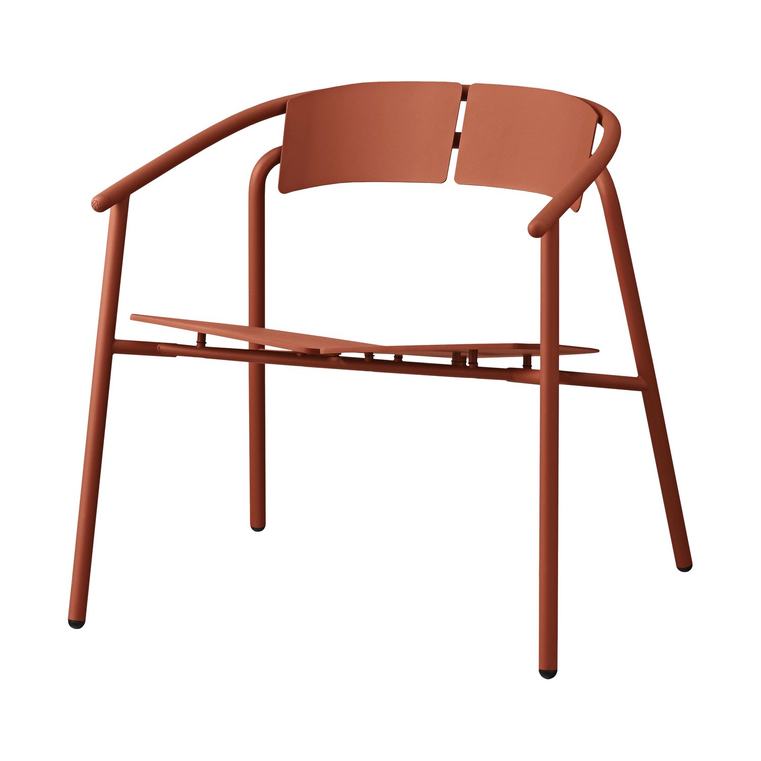 AYTM Fotel salonowy NOVO gingerbread | Skandynawski Design | Krzesła ogrodowe | Czerwony