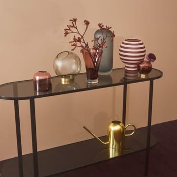 Globe wazon mały - różowy-złoty - AYTM
