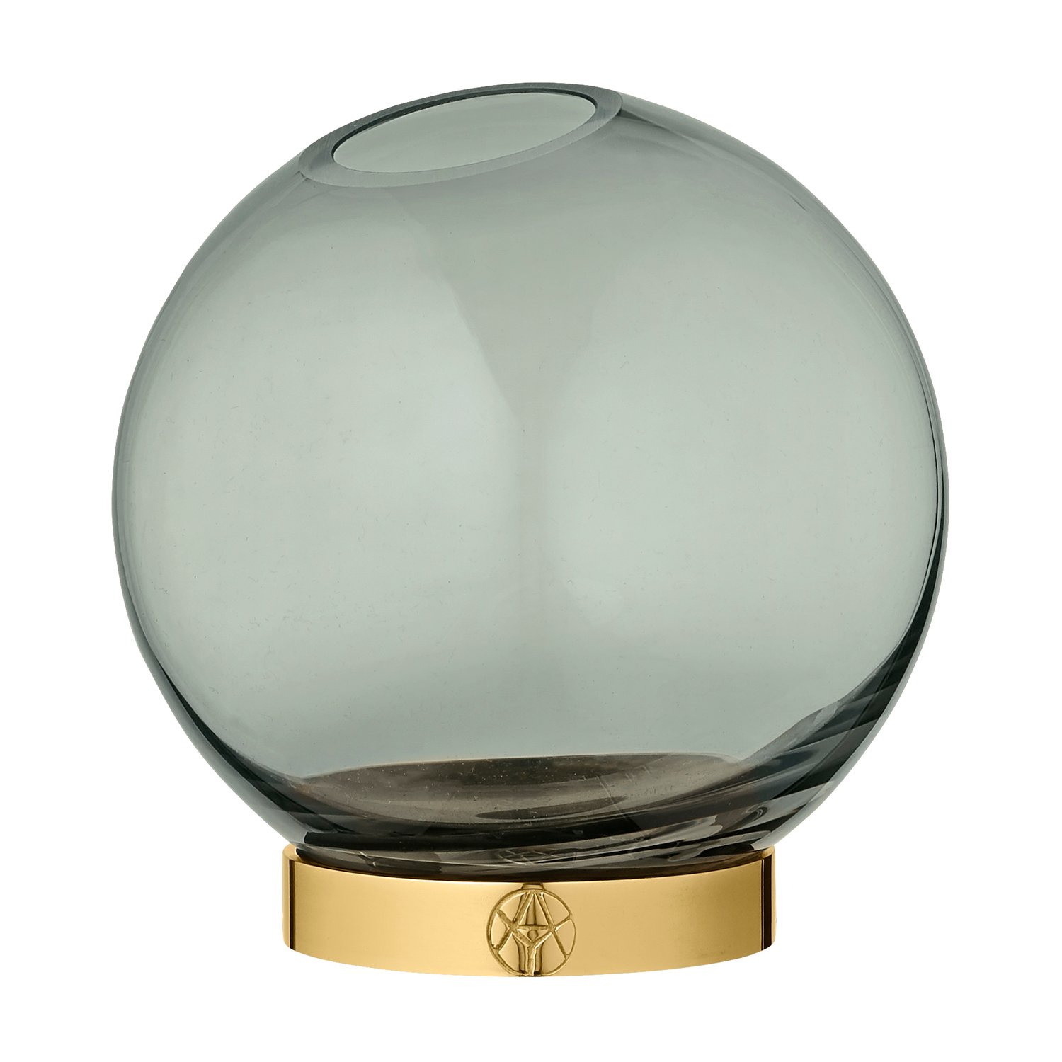 AYTM Globe wazon mały zielono-złoty | Skandynawski Design | Wazony | Zielony