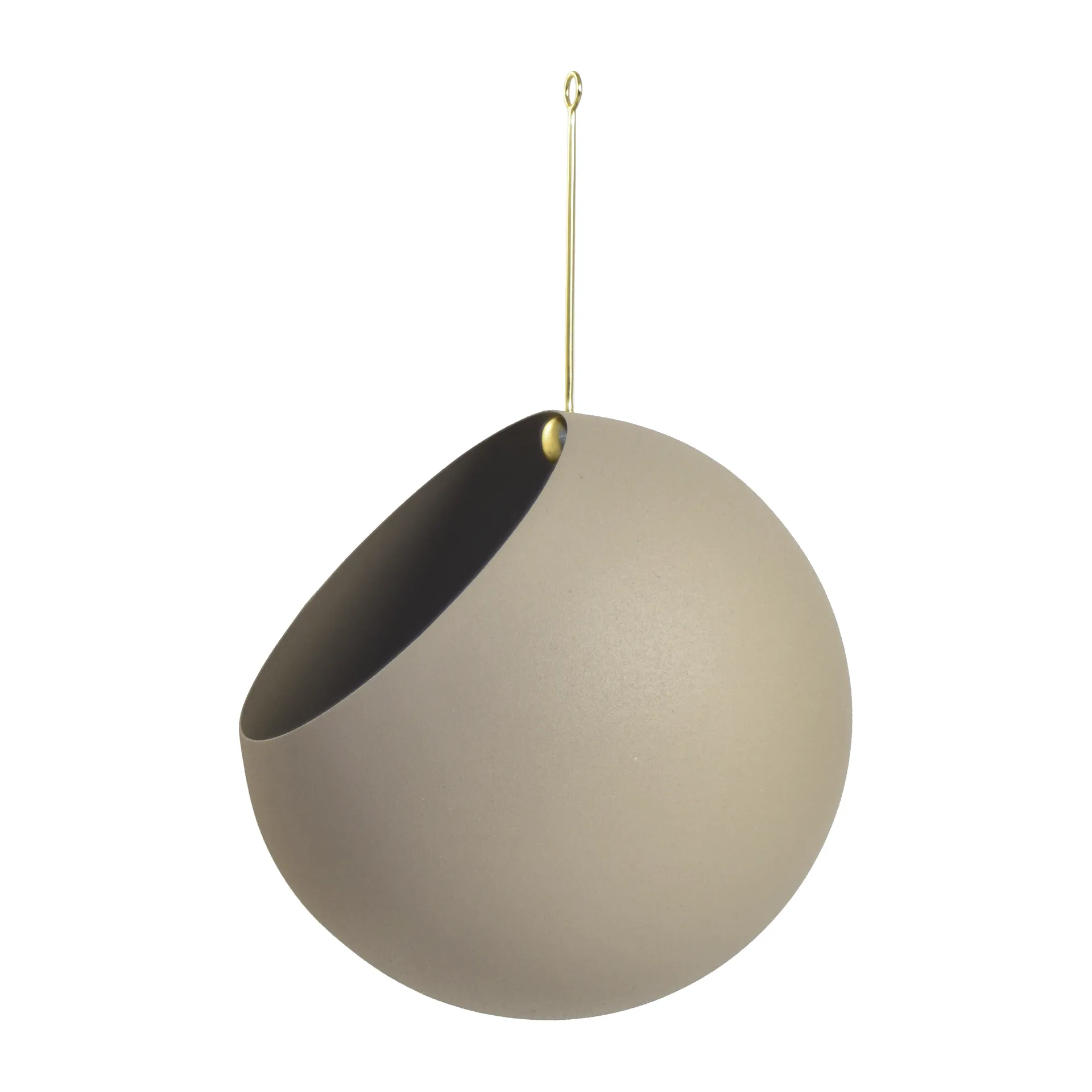 Haczyk wiszący GLOBE Ø21 cm w32 cm, Taupe AYTM