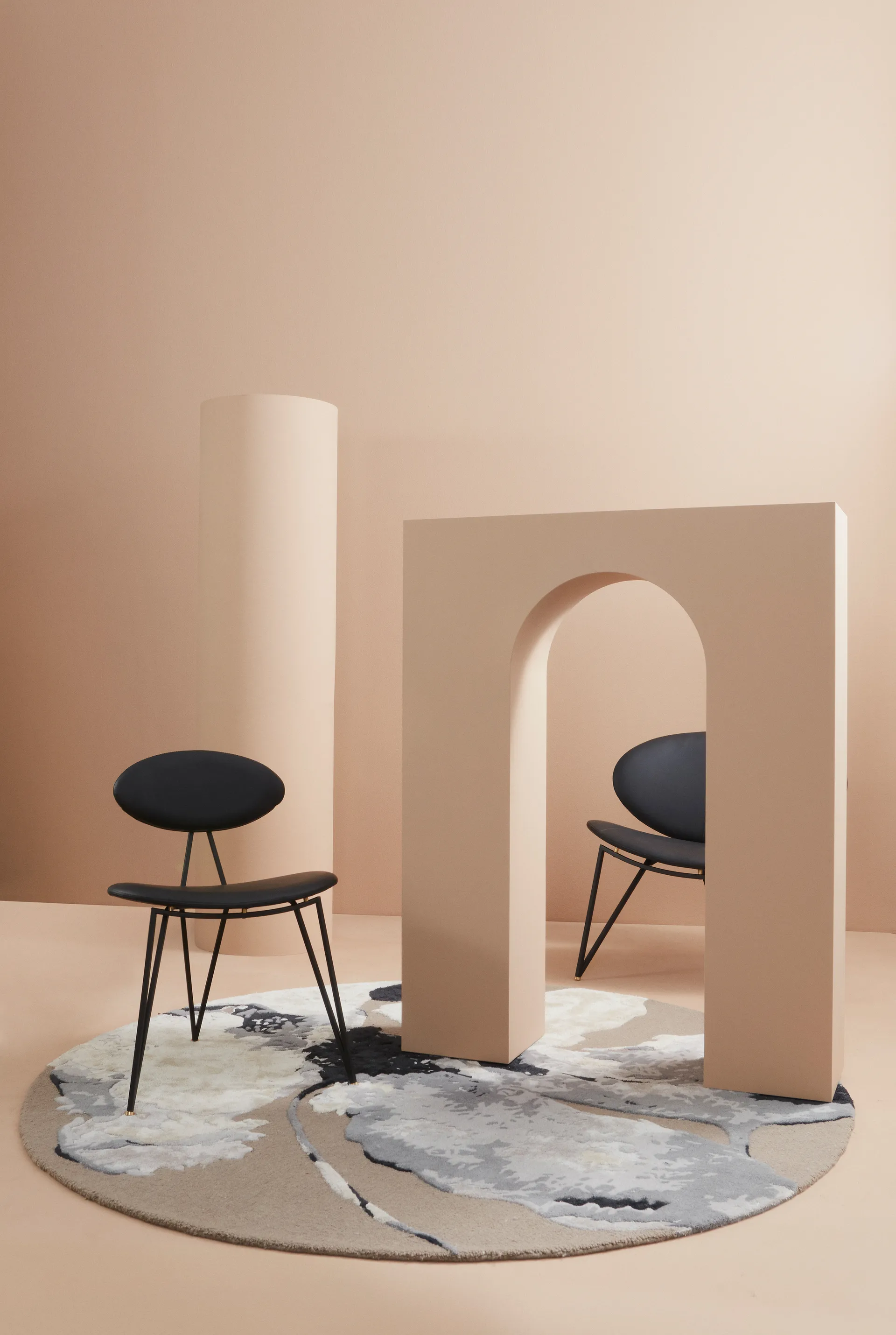 Krzesło Semper, Black-black AYTM