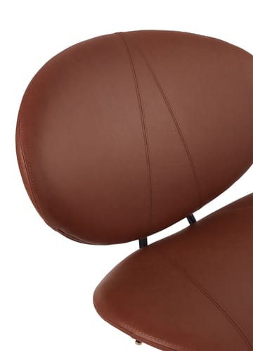Krzesło wypoczynkowe Semper - Black-cognac - AYTM