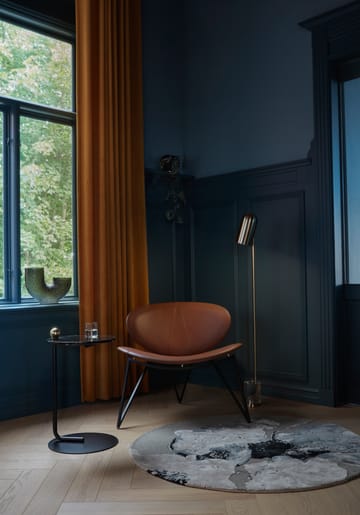 Krzesło wypoczynkowe Semper - Black-cognac - AYTM