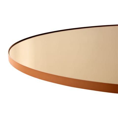 Lustro Circum małe Ø70 cm, bursztynowy AYTM