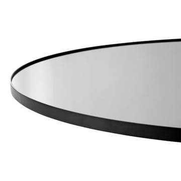 Lustro Circum małe Ø70 cm - przyciemniane szkło-czarna ramka - AYTM