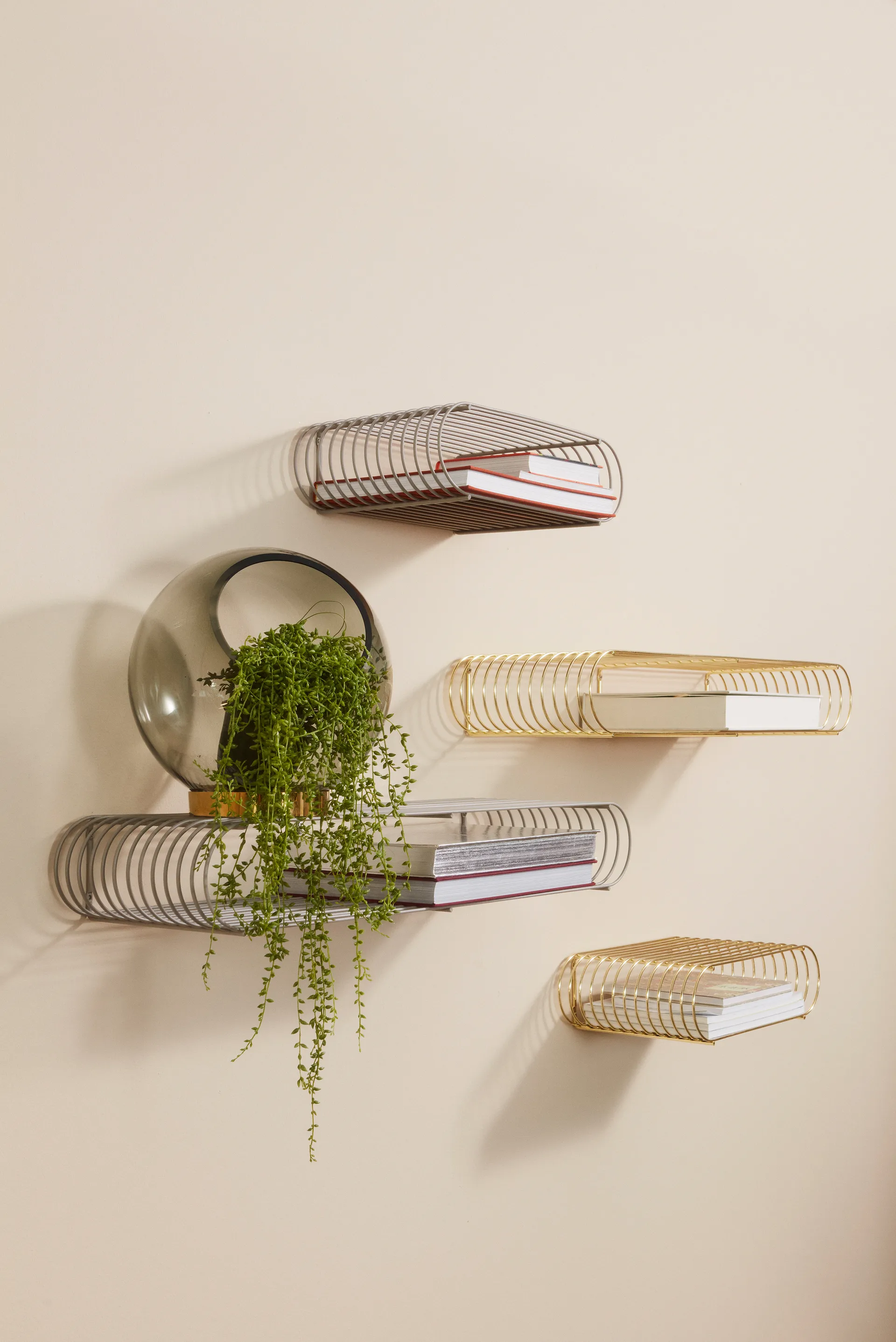 Półka Curva 80,4 cm, Taupe AYTM