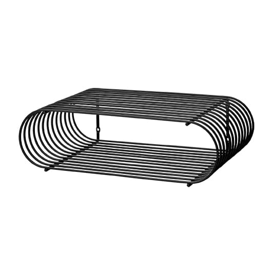 Półka Curvy - czarny - AYTM