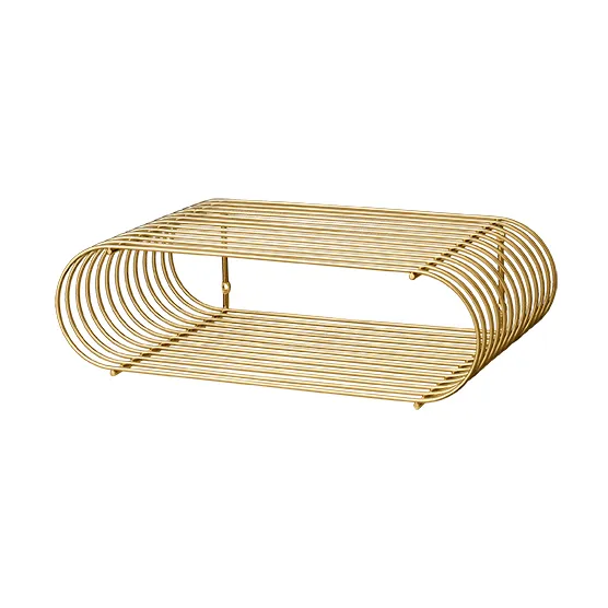 Półka Curvy, mosiądz AYTM