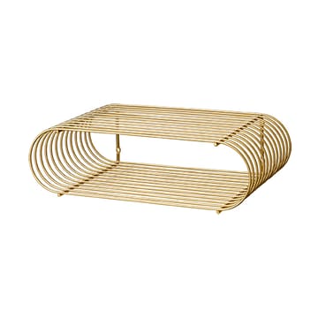 Półka Curvy - mosiądz - AYTM
