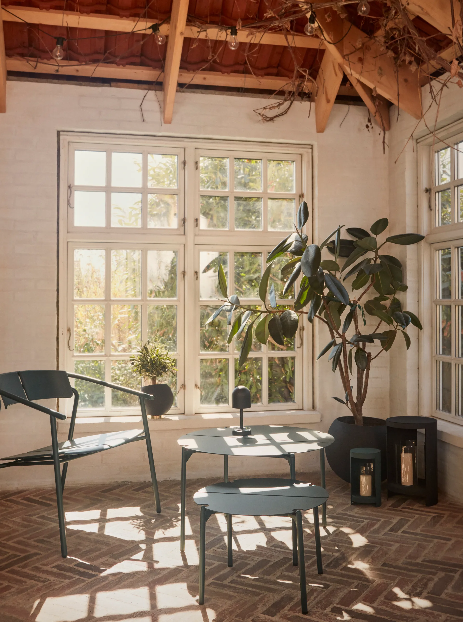 Stolik kawowy NOVO Ø50x35 cm, forest AYTM