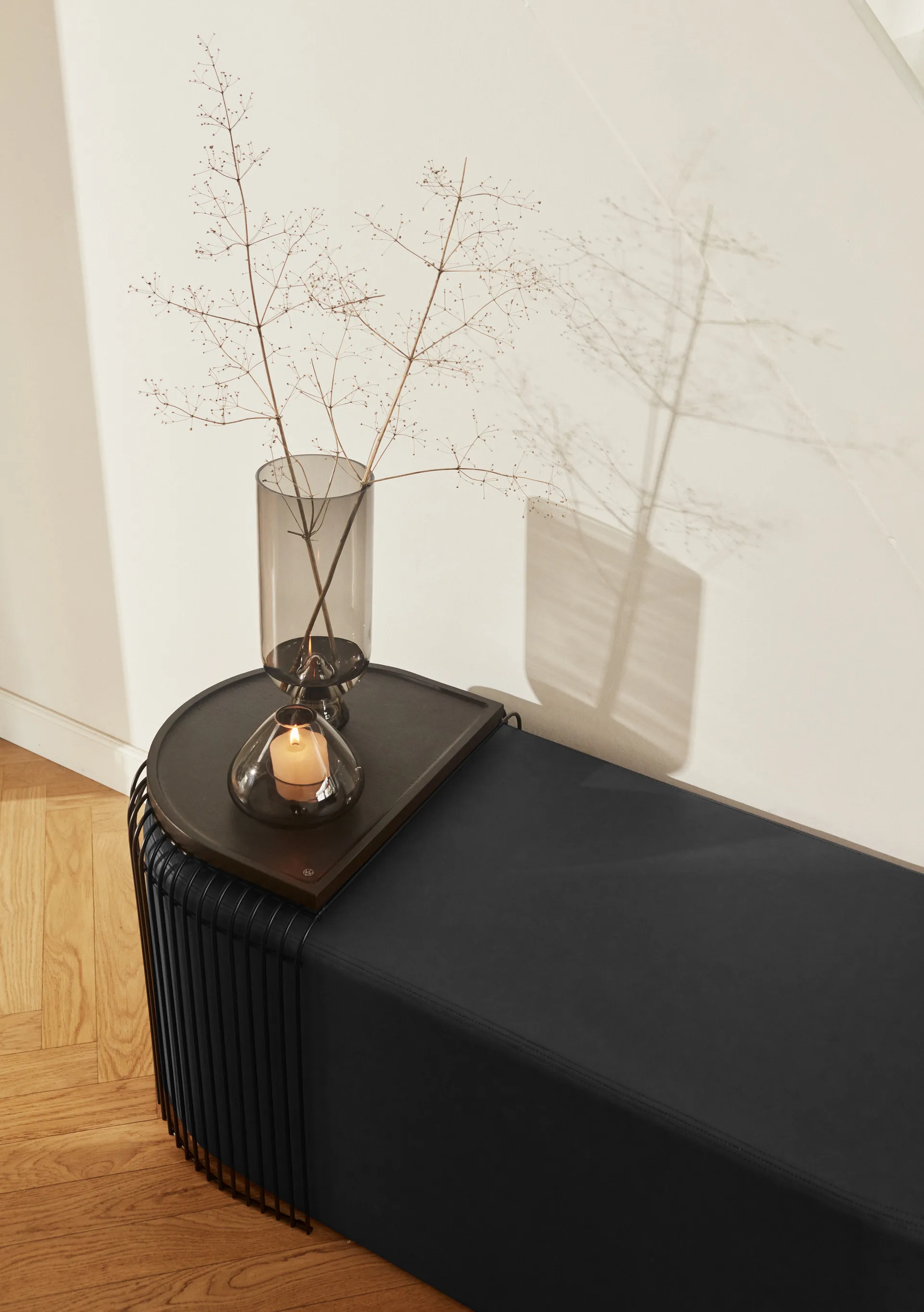 Taca Sessio zaokrąglona 32x40 cm, Orzech włoski AYTM