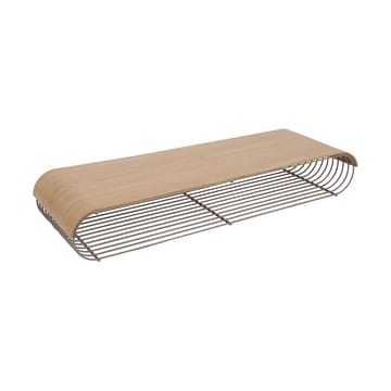 Taca/panel górny do półki ściennej Curva 80,4 cm - Dąb - AYTM