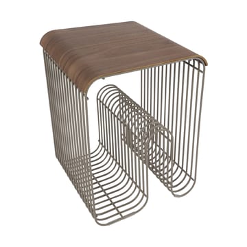 Tacka/Panel górny do stołka Curva 33 cm - Orzech włoski - AYTM
