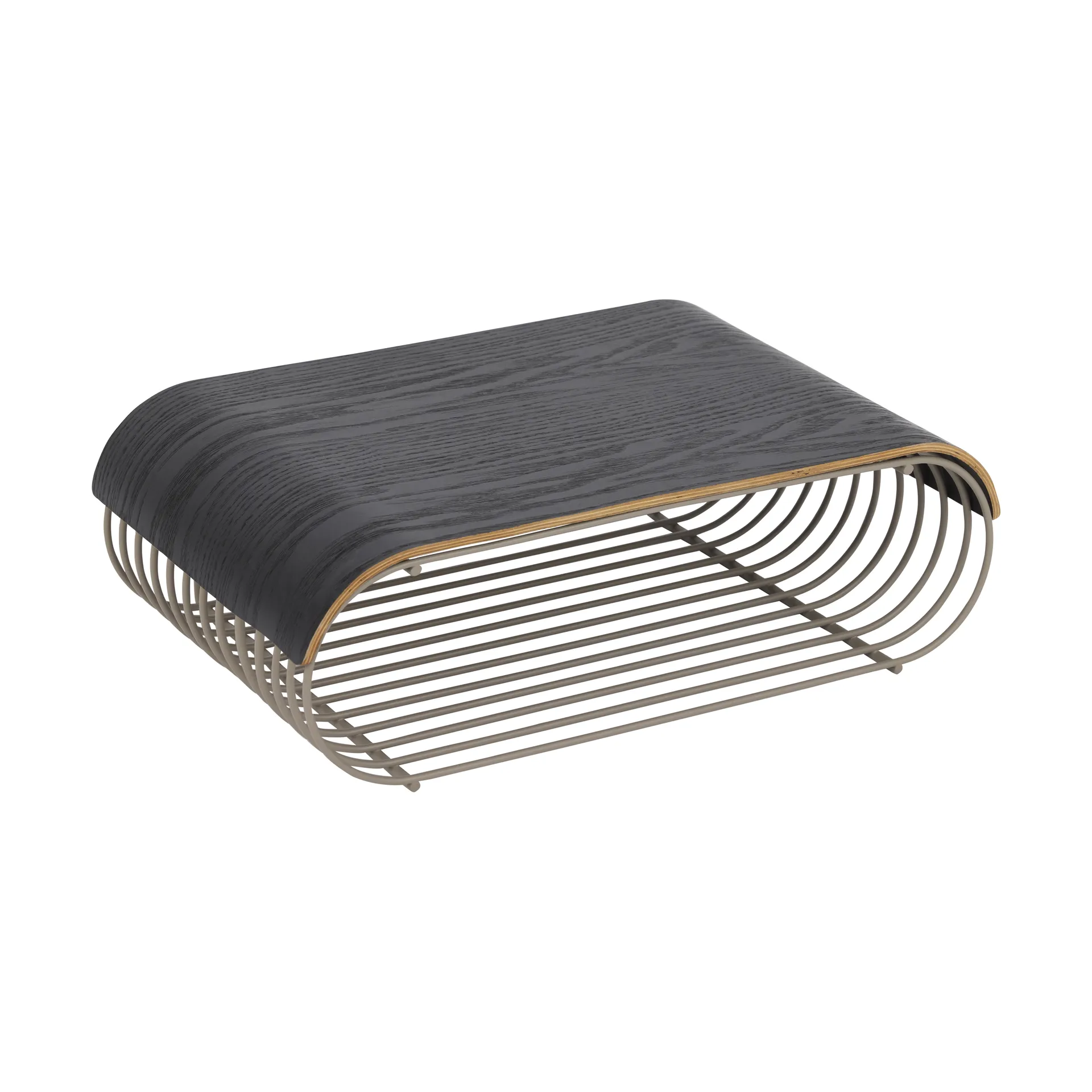Tacka/Panel górny do stołka Curva 40,4 cm, Czarny AYTM