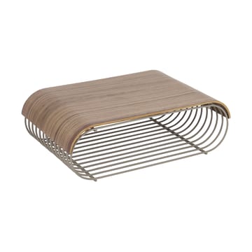 Tacka/Panel górny do stołka Curva 40,4 cm - Orzech włoski - AYTM