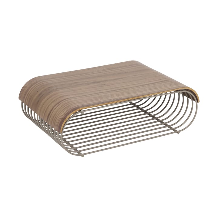Tacka/Panel górny do stołka Curva 40,4 cm, Orzech włoski AYTM