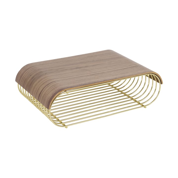 Tacka/Panel górny do stołka Curva 40,4 cm, Orzech włoski AYTM
