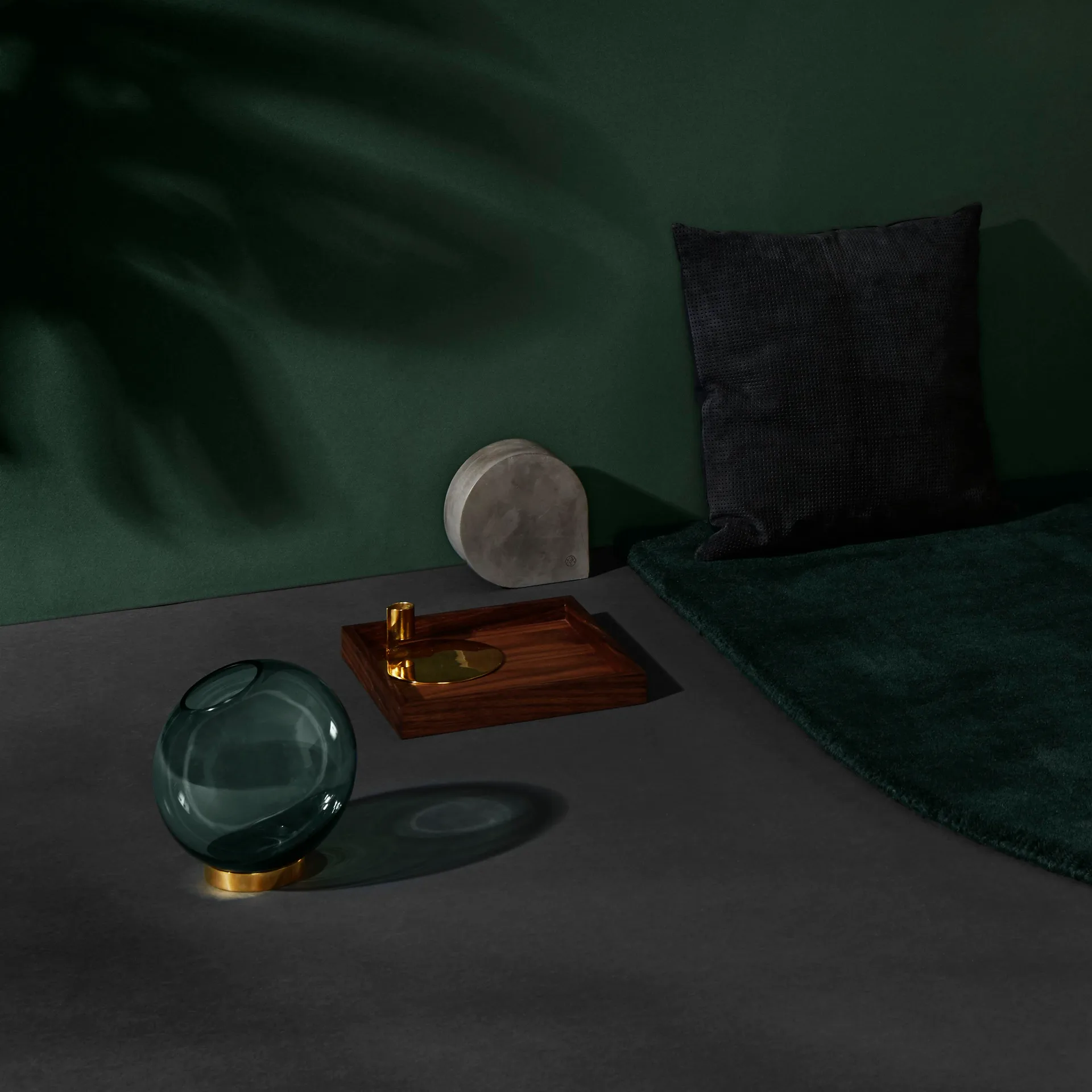 Unity taca kwadratowa orzech, duży AYTM