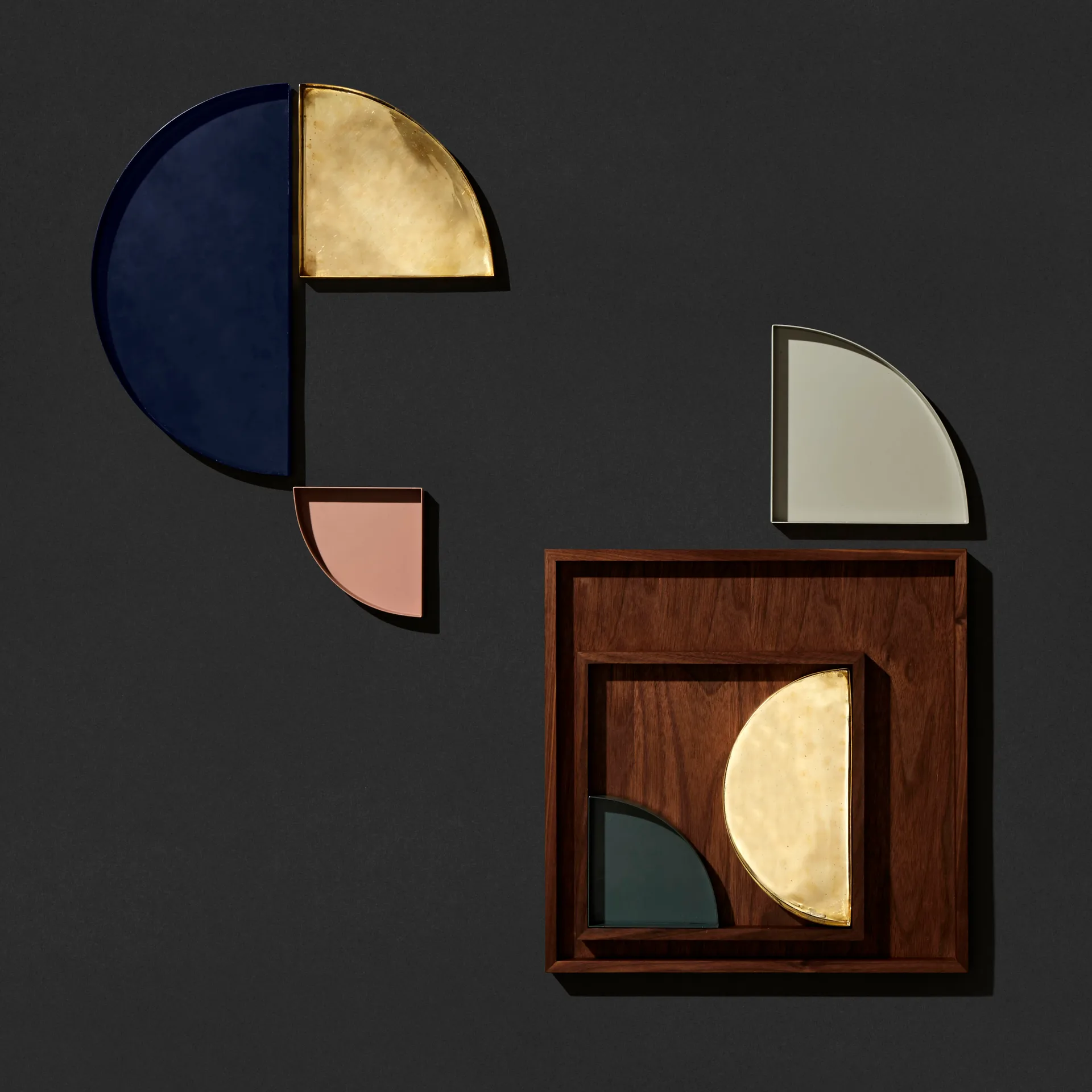 Unity taca kwadratowa orzech, mała AYTM