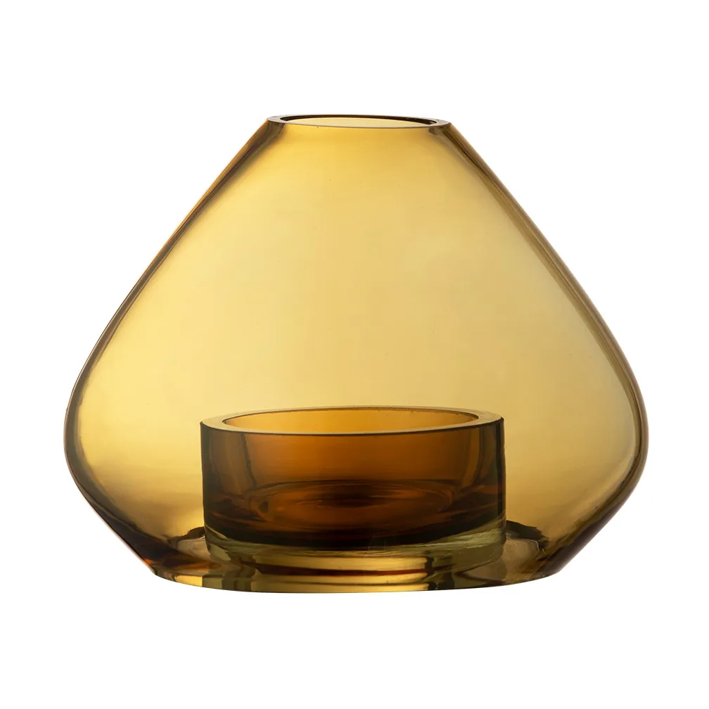 Uno latarnia - wazon 12 cm, Amber AYTM