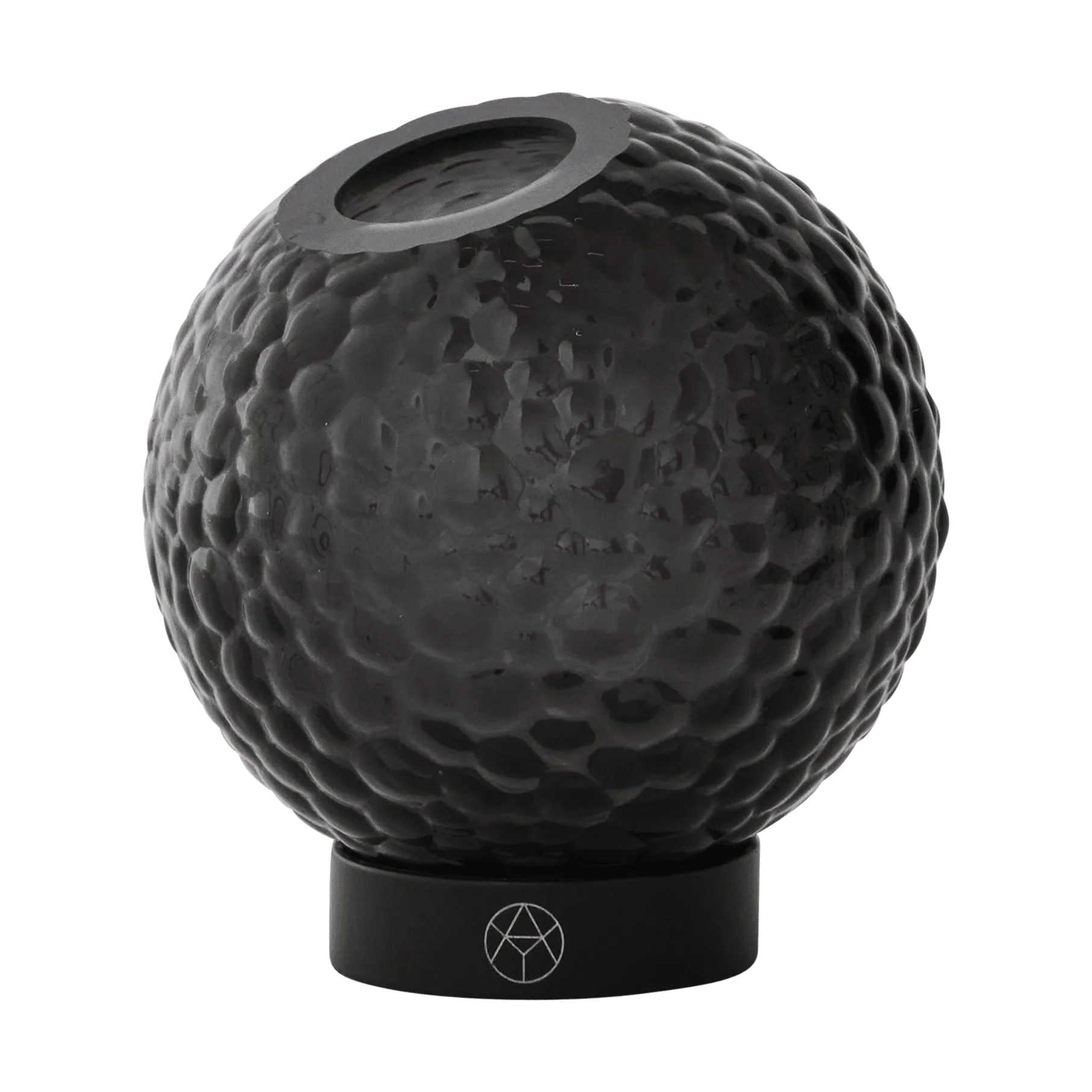 Wazon Globe bubbles Ø10 cm, Black AYTM