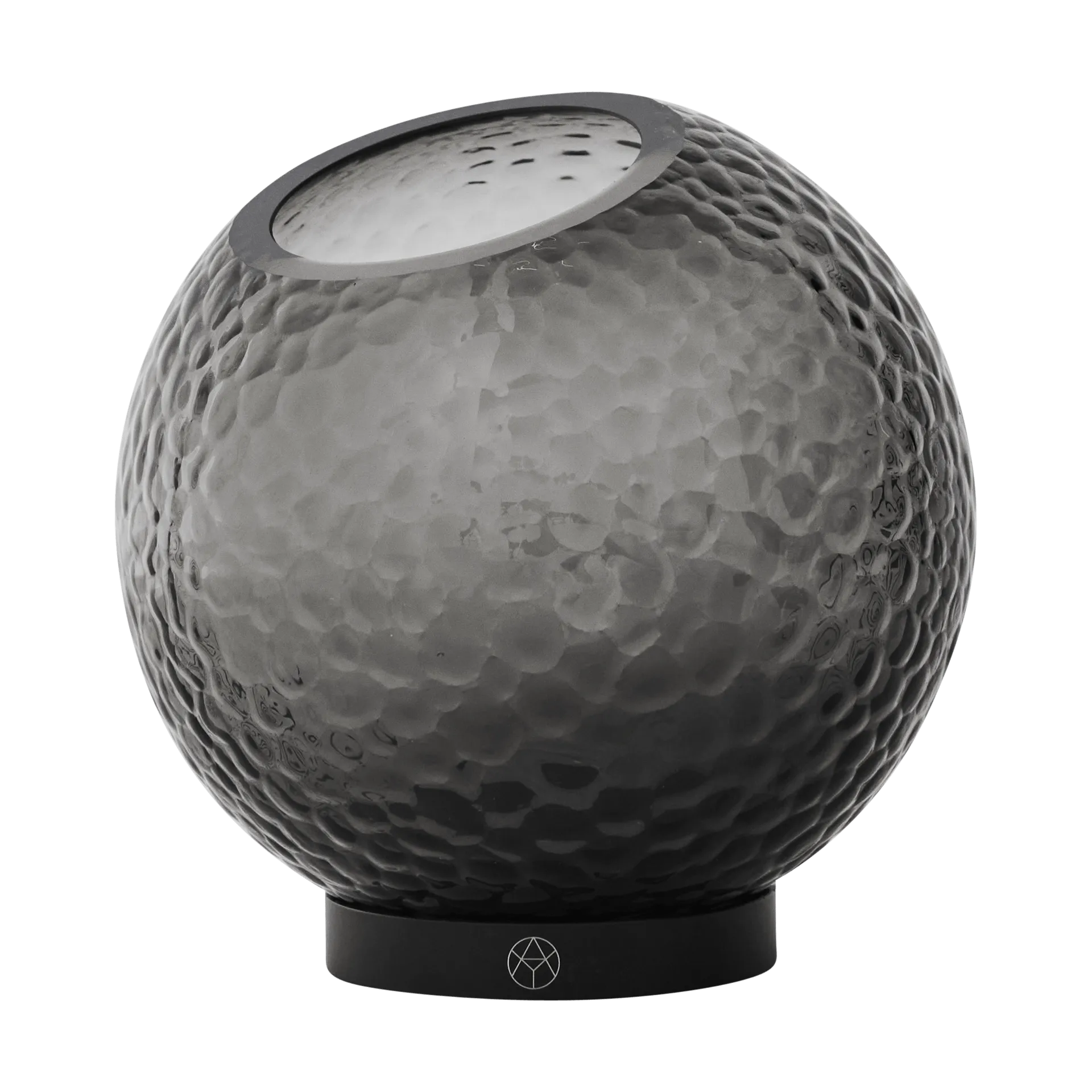 Wazon Globe bubbles Ø17 cm, Black AYTM