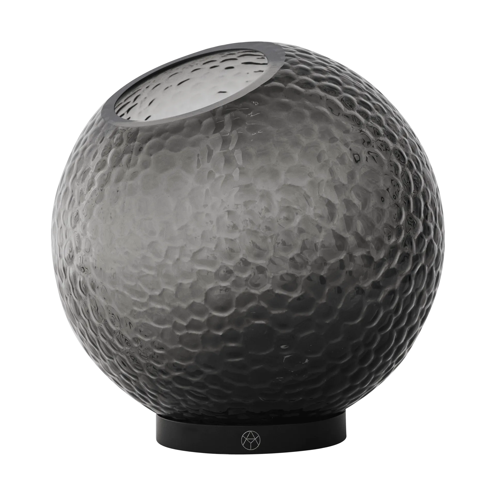 Wazon Globe bubbles Ø21 cm, Black AYTM
