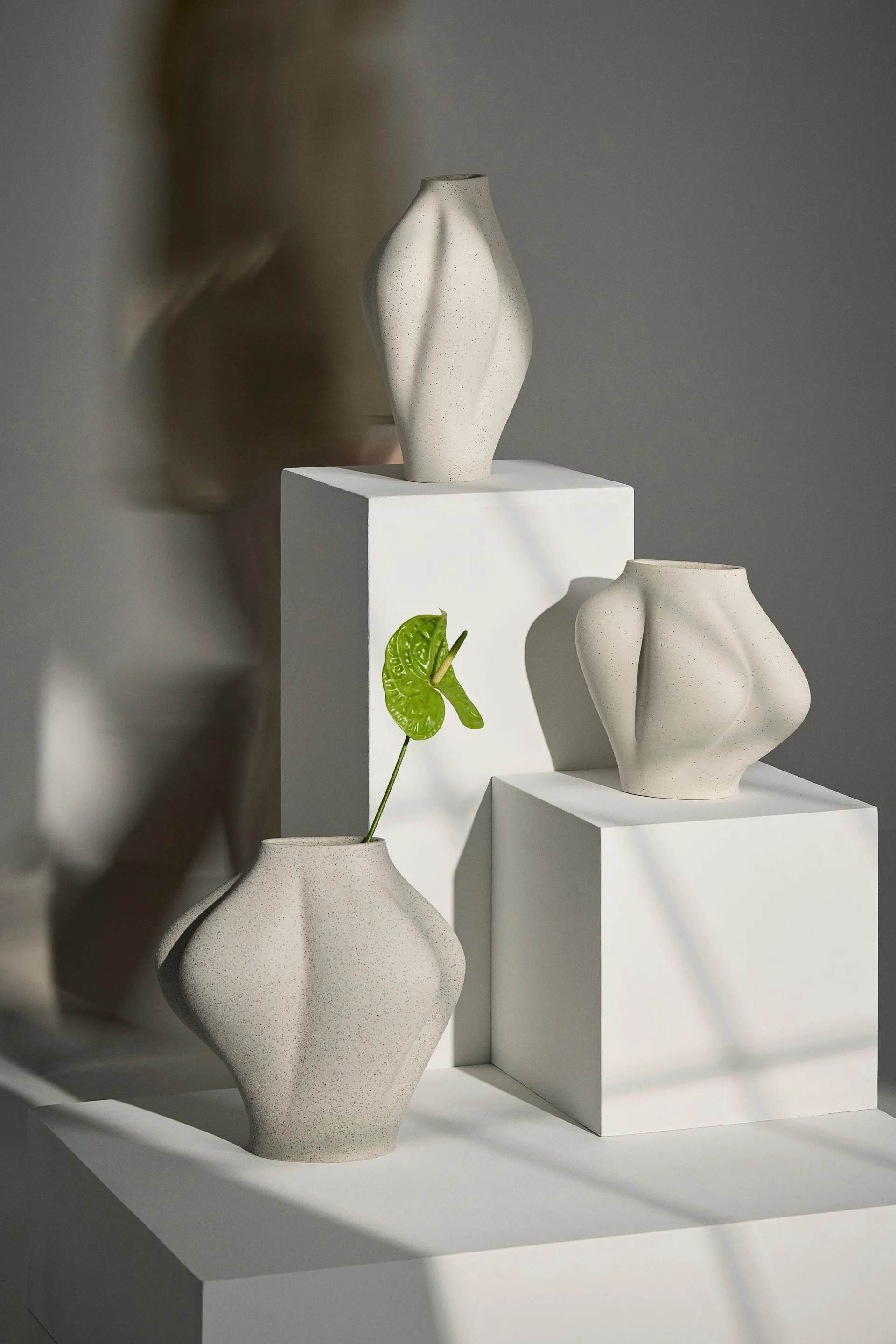 Wazon Saltare, Cream, Ø15x25 cm AYTM