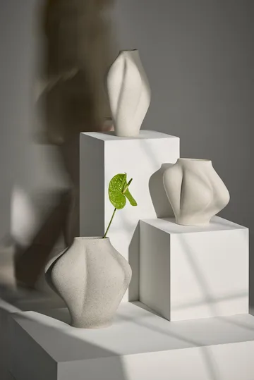 Wazon Saltare - Cream, Ø15x25 cm - AYTM