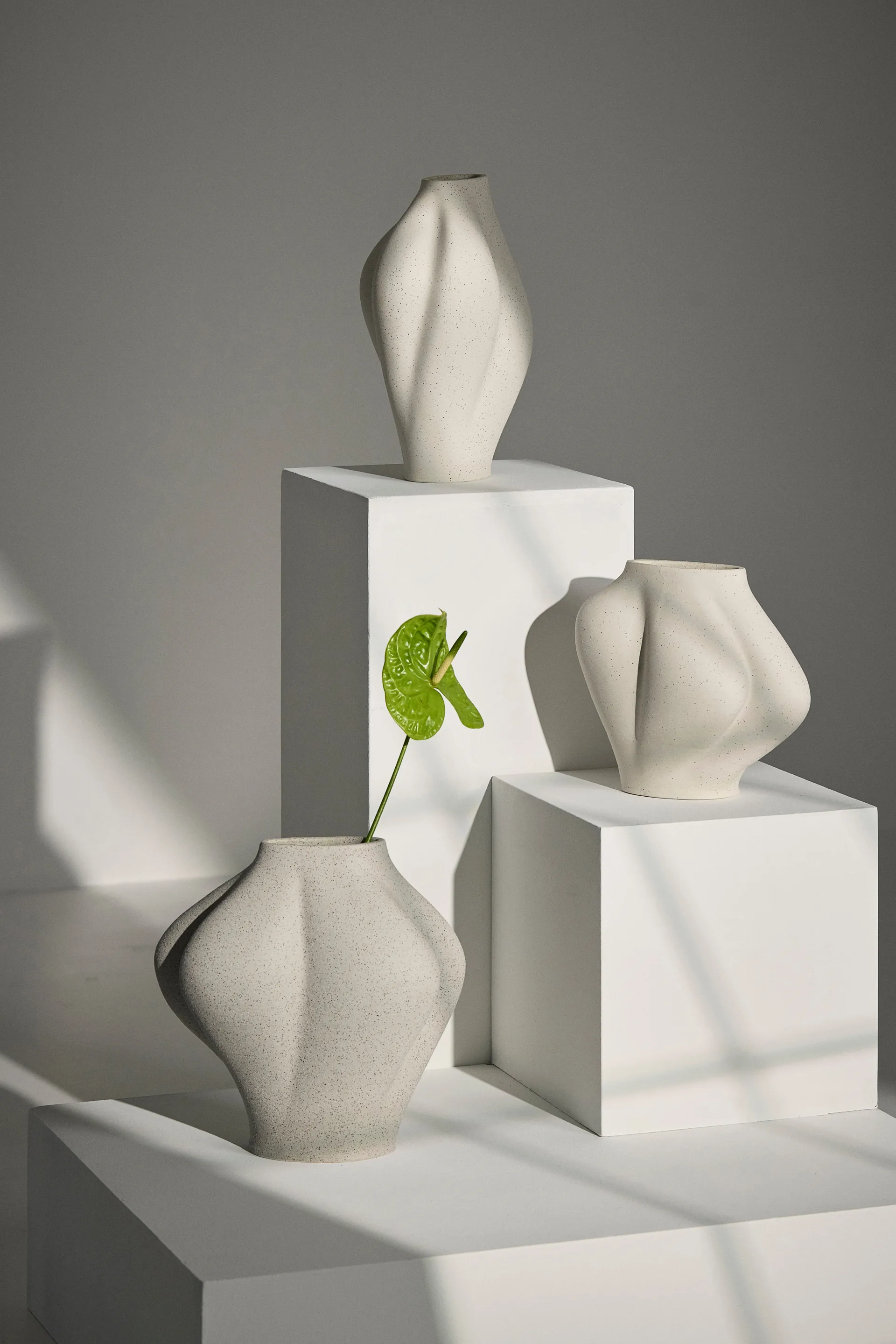 Wazon Saltare, Cream, Ø17x35 cm AYTM