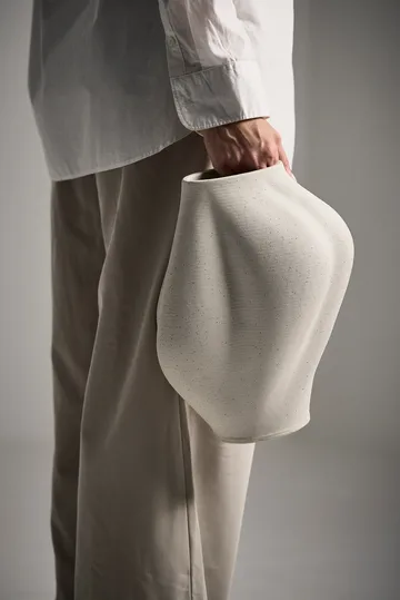 Wazon Saltare - Cream, Ø17x35 cm - AYTM