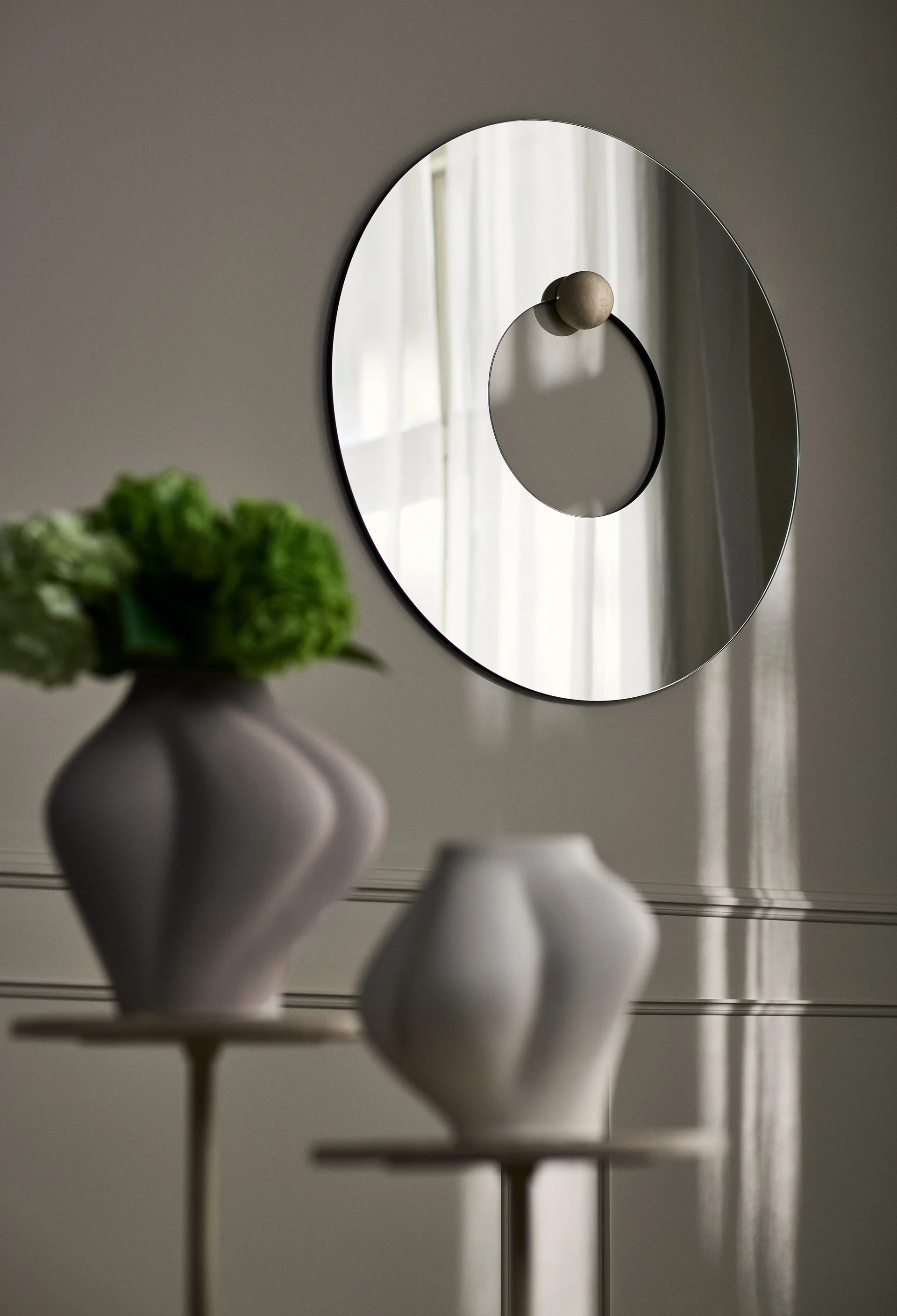 Wazon Saltare, Taupe, Ø13,8×30 cm AYTM