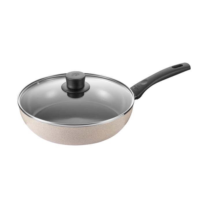 Patelnia Ballarini Ledro ceramiczna z pokrywką szklaną. - 28 cm - Ballarini